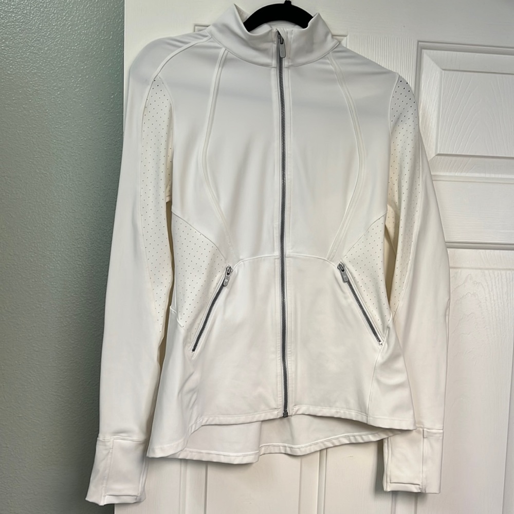 LuluLemon sports jacket in white